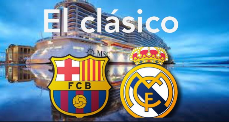 El Clasico también se juega a bordo