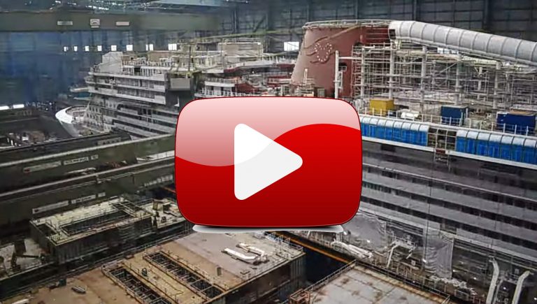 Video – Descubre en tan solo 39 segundos como ha sido el proceso de construccion del Disney Wish
