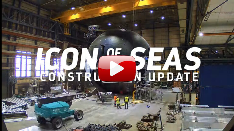Video – Así está siendo la construcción del Icon of the Seas
