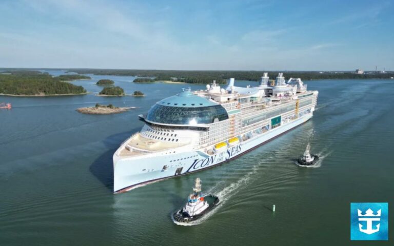 Icon of the Seas impresiona en un espectacular vídeo de sus pruebas en el mar